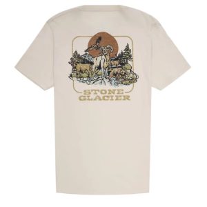 Men's Stone Glacier Food Chain T-Shirt XLarge Natural