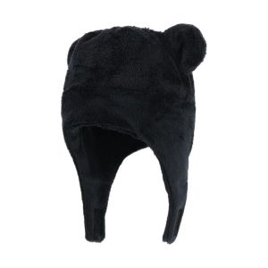 Kids' Obermeyer Kids' Teddy Fur Beanie S/M Black