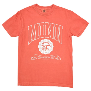 Women's 218 Clothing Minnesota MINN T-Shirt 2XLarge Salmon