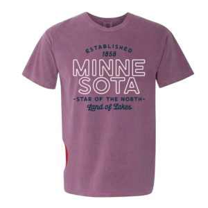 Women's 218 Clothing Minnesota Evergreen Premium T-Shirt Medium Berry