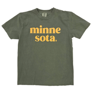 218 Clothing Stacked Minnesota T-Shirt Large Moss
