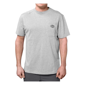Men's BRUNT Pocket T-Shirt Medium Light Grey Heather