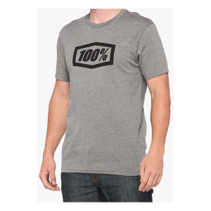 Men's One Hundred Percent Men's 100% Icon T-Shirt Medium Grey Heather
