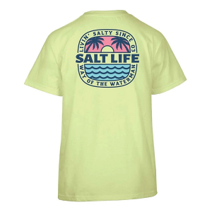 Women's Salt Life Daily Paradise T-Shirt Large Lime