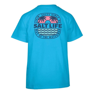 Women's Salt Life Daily Paradise T-Shirt Small Aquarius