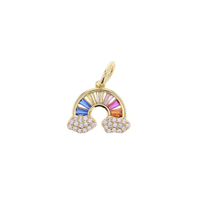 Lotus Jewelry Studio Crystal Rainbow Charm