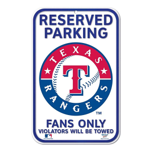Wincraft Texas Rangers 11"x17" Reserved Parking Sign