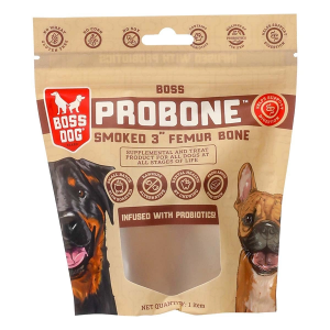 Boss Dog Smoked Femur w/Probiotics Dog Bone