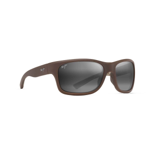 Men's Maui Jim Ano Nui Polarized Sunglasses Solid Brown/Grey Gradient Polarized