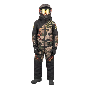 Kids' FXR Kids' CX Snowmobiling Monosuit Snow Suit 12 Army Camo/Black