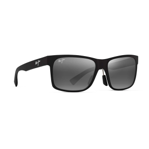 Men's Maui Jim Hoopili Polarized Sunglasses Matte Black/Neutral Grey Polarized