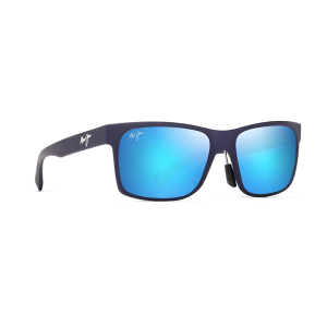 Men's Maui Jim Hoopili Polarized Sunglasses Matte Blue/Blue Hawaii Polarized