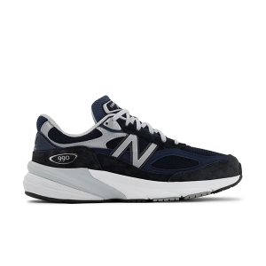 Men's New Balance 990v6 Shoes sneakers-athletic-shoes 8 Wide Navy/Black/White