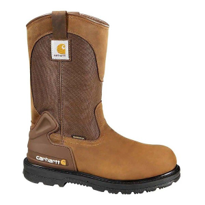 Men's Carhartt Core 11" Wellington Waterproof Steel Toe Work Boots Outdoor 13 Bison Brown Oil Tan