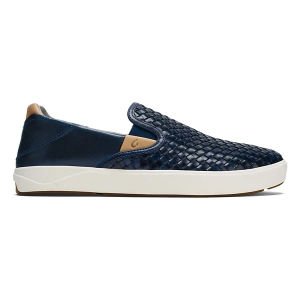 Men's OluKai Lae'ahi Lauhala Shoes Regular 9 Trench Blue/Trench Blue
