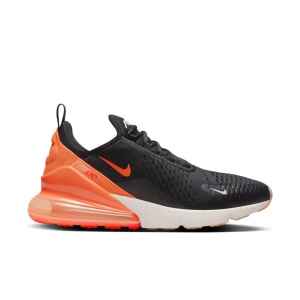 Men's Nike Air Max 270 Sneakers sneakers-athletic-shoes 8.5 Regular Black/Total Orange/Bright Crimson