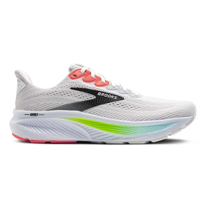 Men's Brooks Ghost 17 Running Shoes sneakers-athletic-shoes 9.5 Regular White/Pink