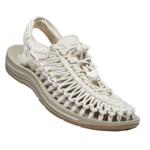 Women's KEEN Uneek Closed Toe Sandals 6 White Cap/Cornstalk