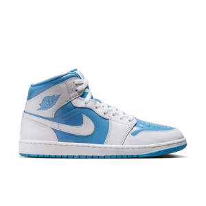 Men's Air Jordan Air 1 Mid SE Sneakers sneakers-athletic-shoes 14 Regular White/Legend Blue