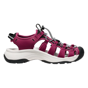 Women's KEEN Astoria West Closed Toe Sandals 10.5 Beaujolais/Star White