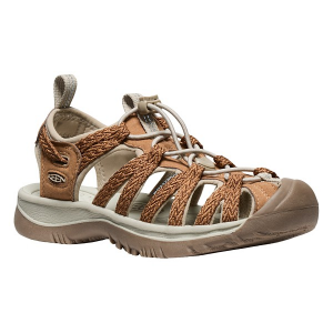 Women's KEEN Whisper Closed Toe Sandals 8.5 Chipmunk/Plaza Taupe