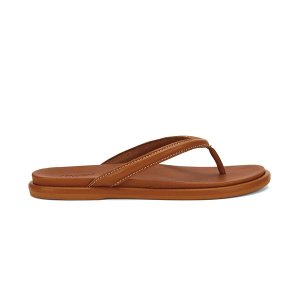Women's OluKai Tiare Flip Flop Sandals 11 Fox / Fox