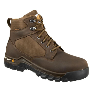 Men's Carhartt Rugged Flex 6" Waterproof Soft Toe Work Boots Outdoor 9.5 Chocolate Brown Oil Tanned