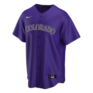 Colorado Rockies Nike Replica Jersey XLarge Purple