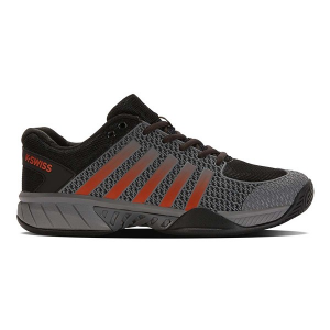 Men's K-Swiss Express Light Pickleball Pickleball Shoes sneakers-athletic-shoes 13 Regular Steel Grey/Jet Black/Spicy Orange