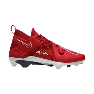 Men's Nike Alpha Menace Pro 3 Molded Football Cleats 10 University Red/White