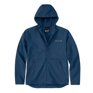 Men's Carhartt Defender Relaxed Rain Jacket Medium Deep Ocean