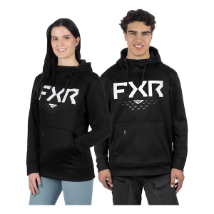FXR Unisex Helium Tech Snowmobiling Hoodie 2XLarge Black/White