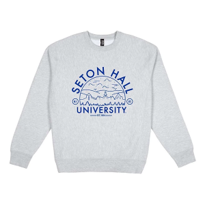 Seton Hall Pirates USCAPE Crew Small Grey Heather