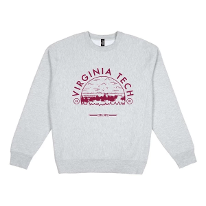 Virginia Tech Hokies USCAPE Crew Small Grey Heather
