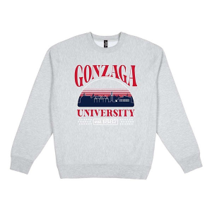 Gonzaga Bulldogs USCAPE Crew Small Grey Heather