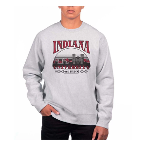 Indiana Hoosiers USCAPE Crew Small Grey Heather