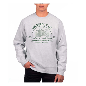 UAB Blazers USCAPE Crew Small Grey Heather