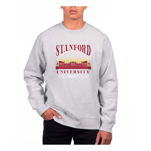 Stanford Cardinal USCAPE Crew Small Grey Heather