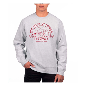UNLV Rebels USCAPE Crew Small Grey Heather