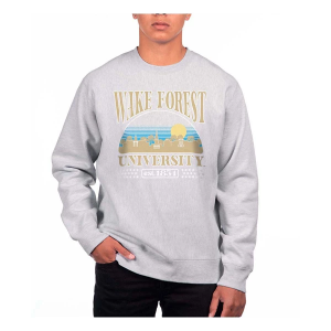 Wake Forest Deacons USCAPE Crew Small Grey Heather