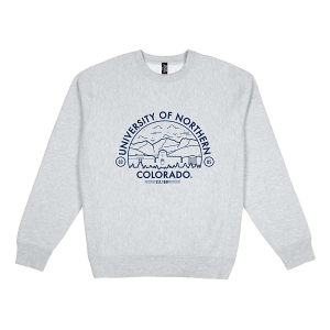 Northern Colorado Bears USCAPE Crew Small Grey Heather