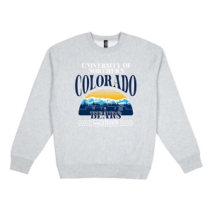 Northern Colorado Bears USCAPE Crew Small Grey Heather