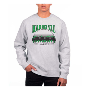 Marshall Thundering Herd USCAPE Crew Small Grey Heather