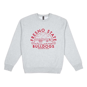 Fresno State Bulldogs USCAPE Crew Small Grey Heather