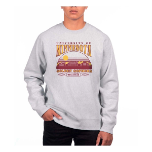 Minnesota Golden Gophers USCAPE Crew Small Grey Heather