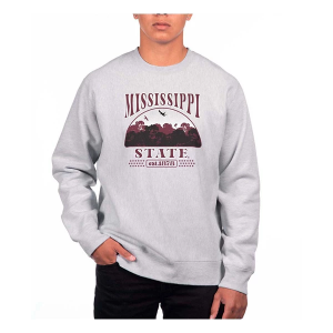 Mississippi State Bulldogs USCAPE Crew Small Grey Heather