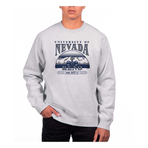 Nevada Wolf Pack USCAPE Crew Small Grey Heather