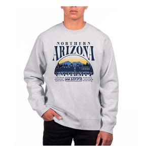 Northern Arizona Lumberjacks USCAPE Crew Small Grey Heather