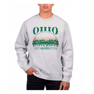 Ohio Bobcats USCAPE Crew Small Grey Heather