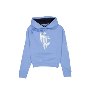 Women's Kansas City Royals New Era City Connect Hoodie 2XLarge Light Blue